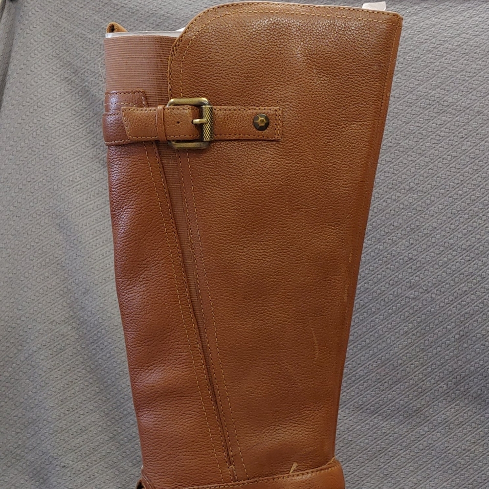 Naturalizer Jordan Leather Boot Banana Bread-12 - Picture 9 of 16
